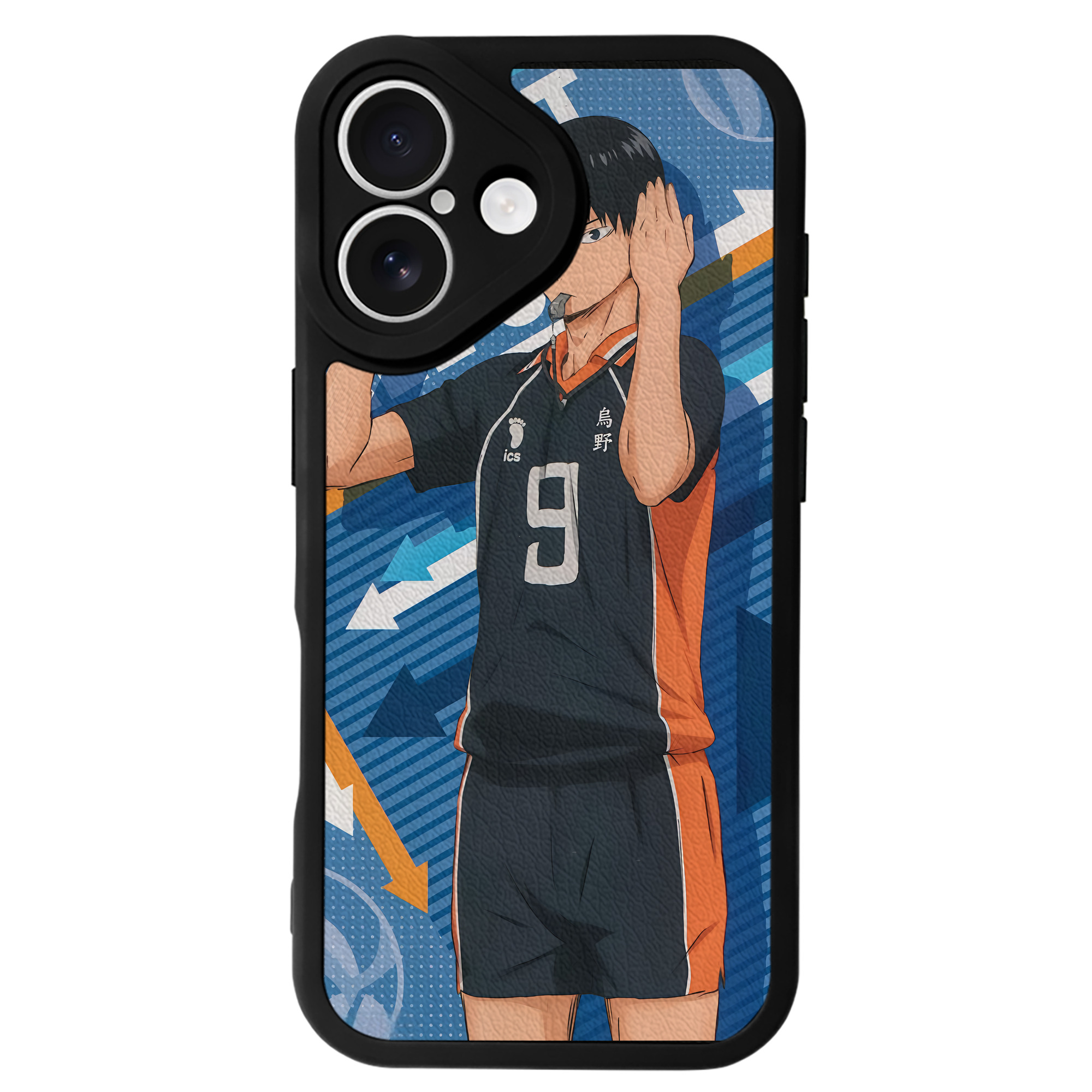（画像用） ハイキュー!! Haikyu!! 【iPhone 16シリーズ対応】シリコンスマホケース（レザー調） 材質：シリコン